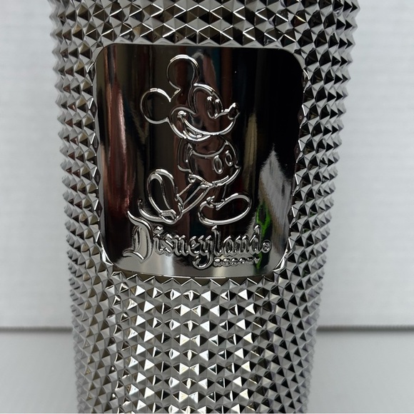 Disneyland Resort Starbucks Mickey Mouse  Tumbler with Straw  Silver 2021 - Picture 2 of 9